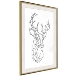 Arkiio Affisch Geometric Deer [Poster] 30x45 Poster